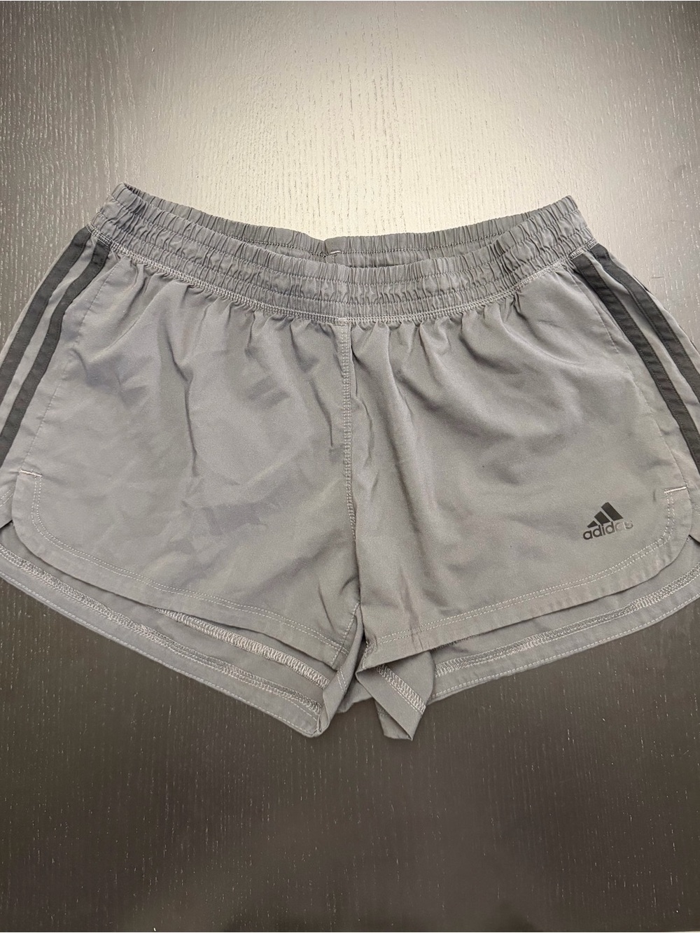adidas Women’s Gray Athletic Running Shorts